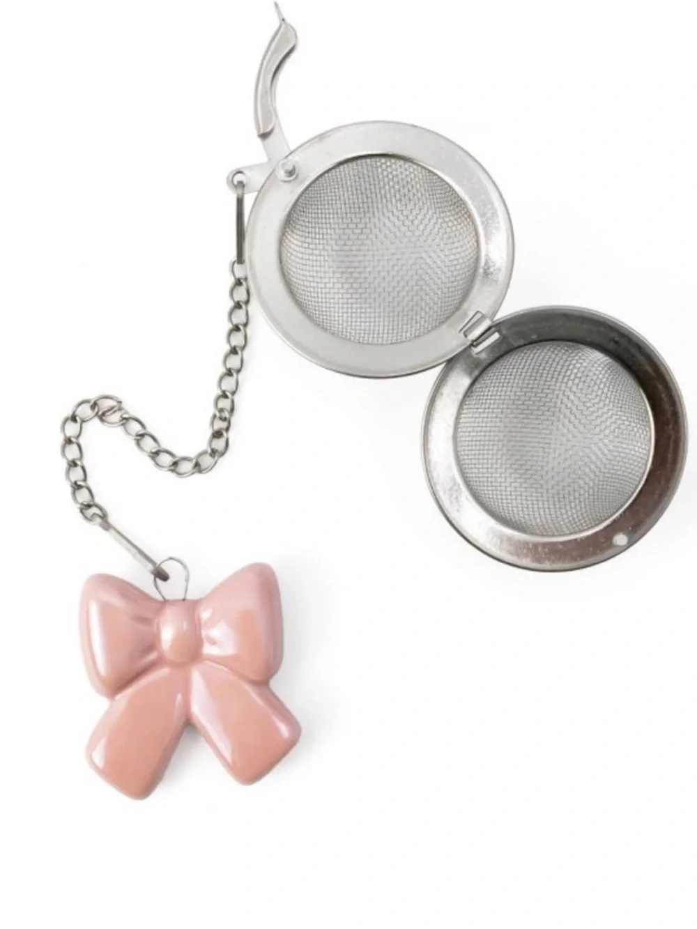 Pink BOW tea steeper for herbal teas NEW!